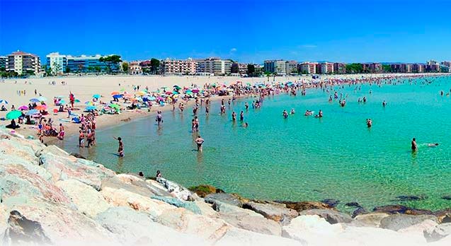 La platja de Torredembarra