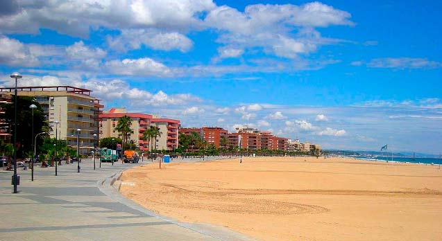 La platja de Torredembarra