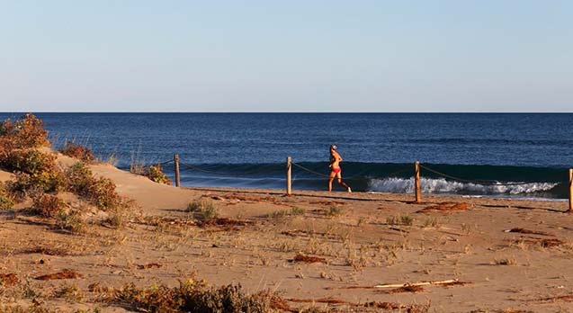 La platja de Torredembarra